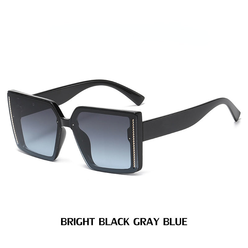 Venta al por mayor Gafas de sol para damas con marco grande para PC